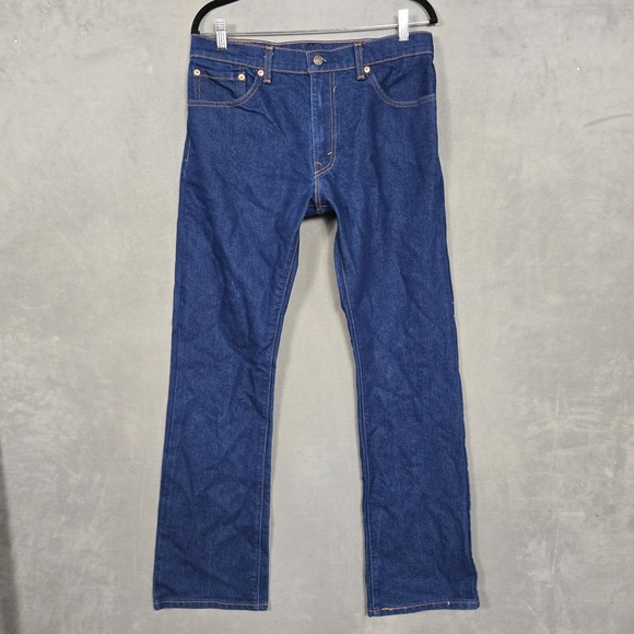 Levi's 517 Jeans Men's 33x34 Bootcut dark Wash Denim Cowboy Western Rodeo - Picture 1 of 10